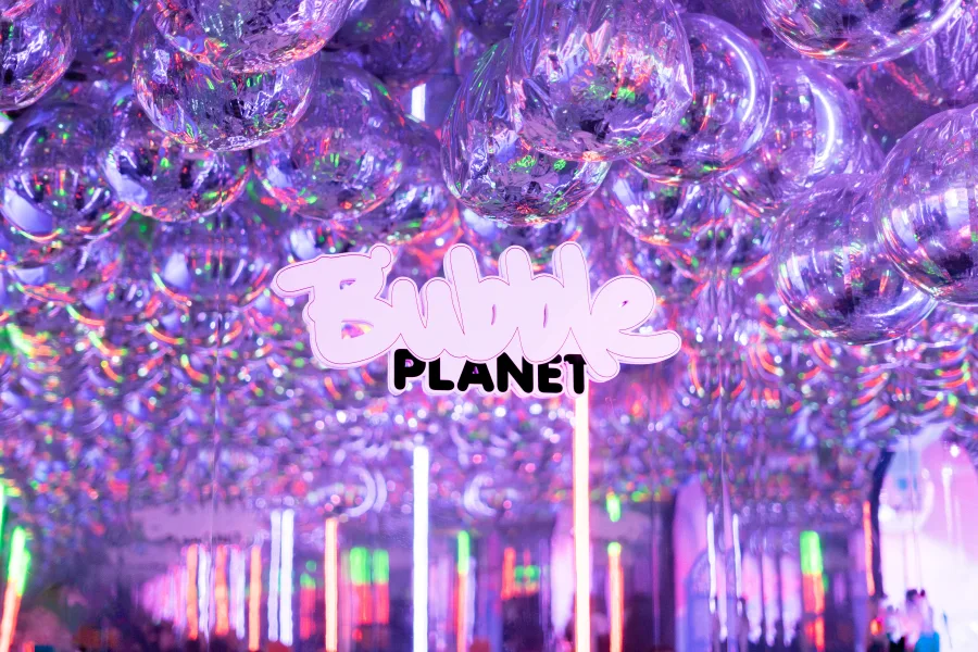 bubble planet birthday