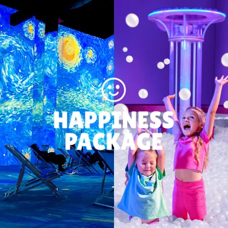 Happiness Package: Bubble Planet London and Van Gogh London